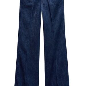 Zara Dark Blue Flare Women's Jeans